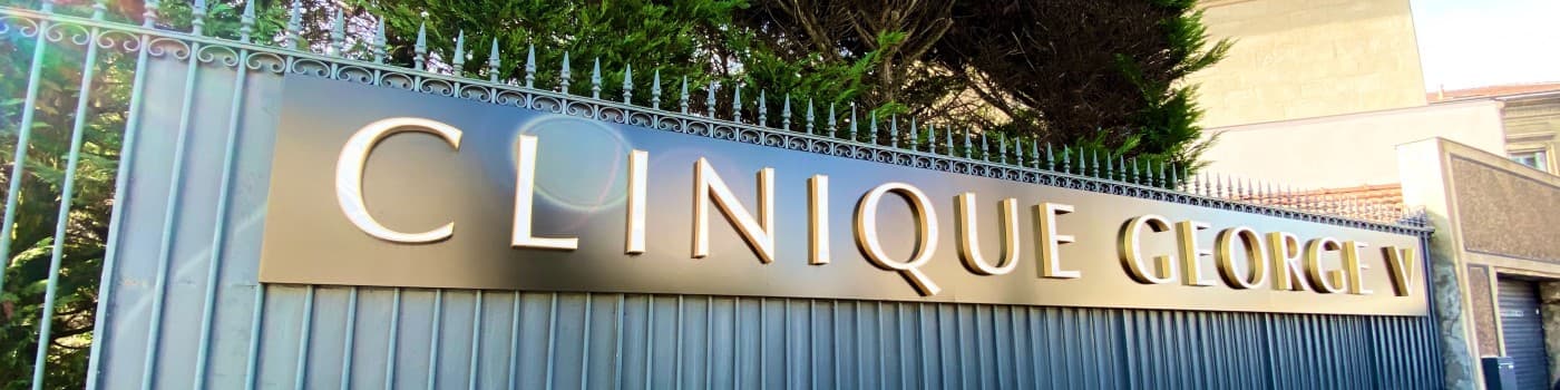 Clinique George V clinic banner